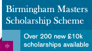 Birmingham Masters Scholarship Scheme