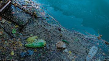 River plastic pollution