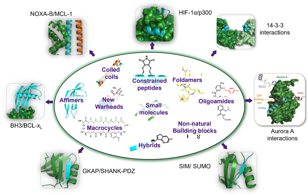 Illustration of chemical biology components