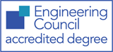 Engineering Council accredited degree logo