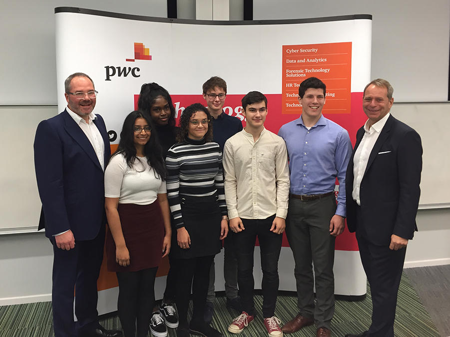 First PwC technology students start fullyfunded computer science