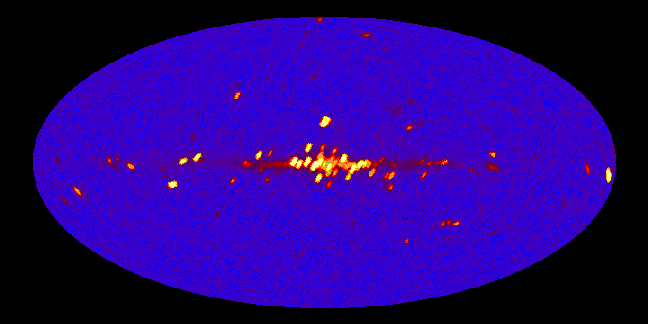 An z-ray of the night sky