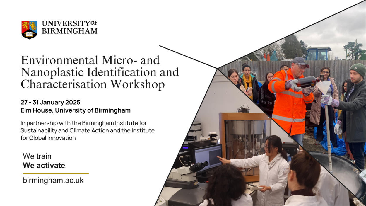 Environmental Micro- and Nanoplastic Identification and Characterisation Workshop