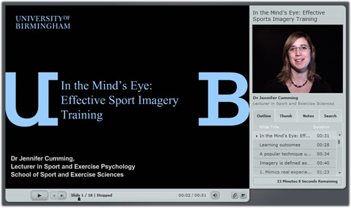 In the mind's eye - Video lecture