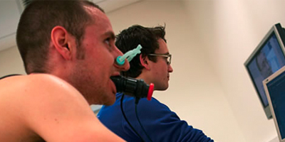 Research in one of our sport and fitness labs
