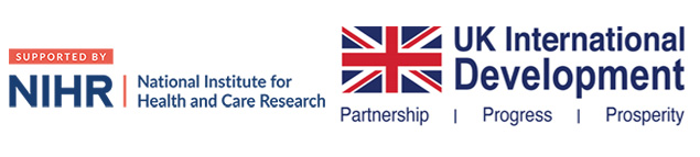 Supported by NIHR National Institute of Health and Care Research and UK International Development logo