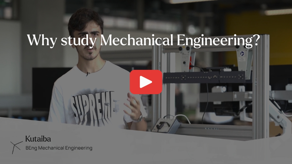 Video thumbnail of students explaining why study Mechanical Engineering.