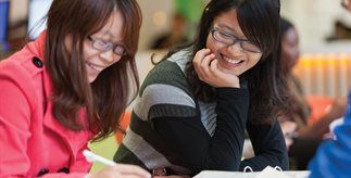 International students at the University of Birmingham