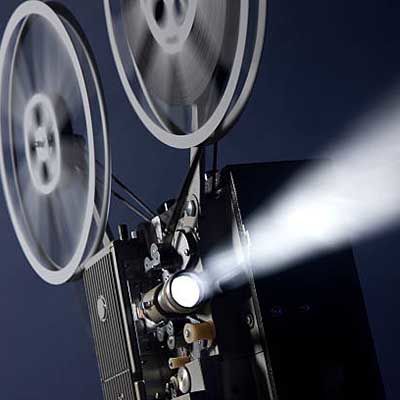 old fashioned cinema projector