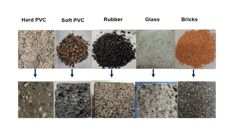 Sample pre-processed low carbon concrete