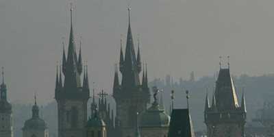 Air pollution over Prague
