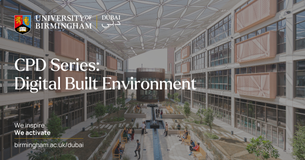 Event creative for digital built environment CPD series