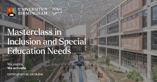 Masterclass Inclusion and Special Education Needs Event Creative