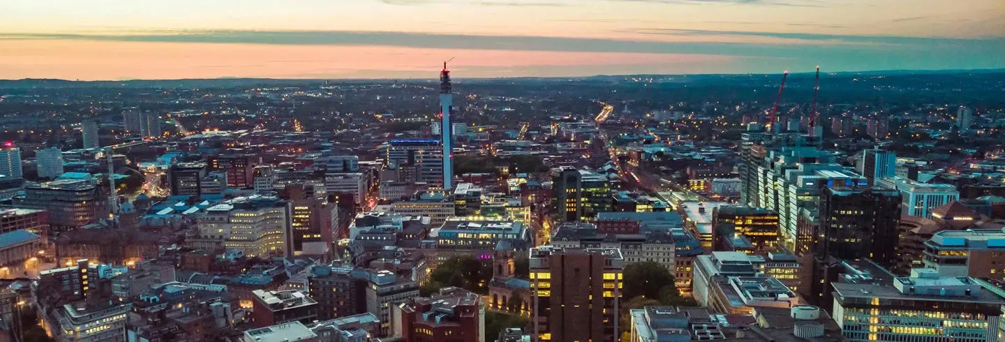 Birmingham at dusk