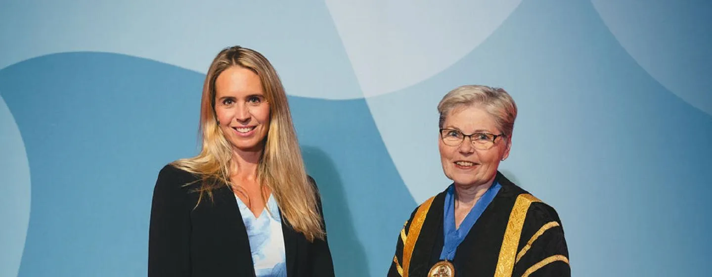 Professor Alex Sinclair (left) and Dr Felicity Gabbay (right)