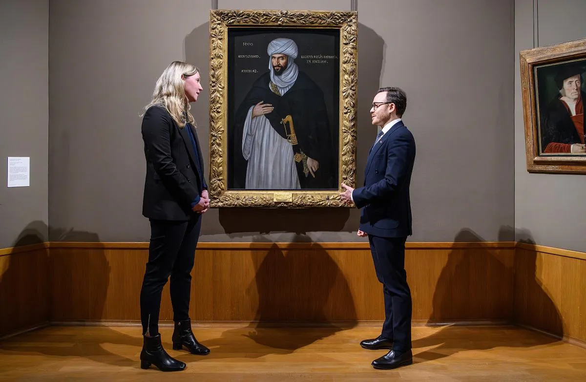 Professor Jennifer Powell and His Excellency Hakim Hajoui.