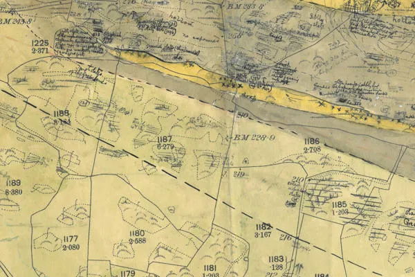 C. A. Matley's map showing the northwest of Wales.