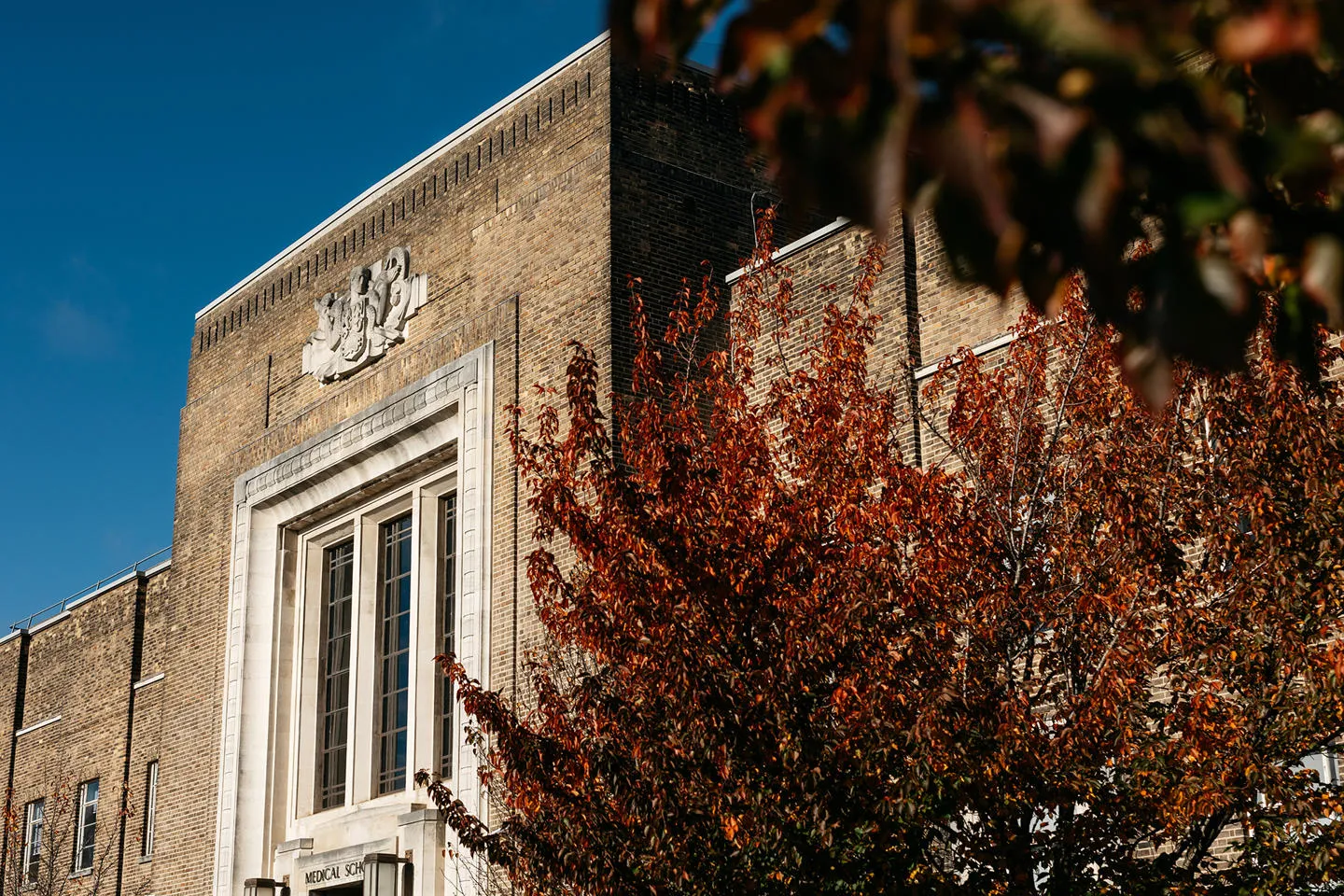 The outside of the University of Birmingham's Medical School building.